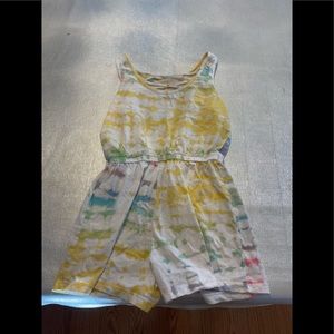 Summer tie dye romper